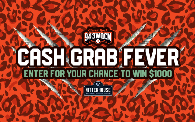 Listen To Win $1,000 With Classic Rock 94.3 WQCM’s “Cash Grab Fever”