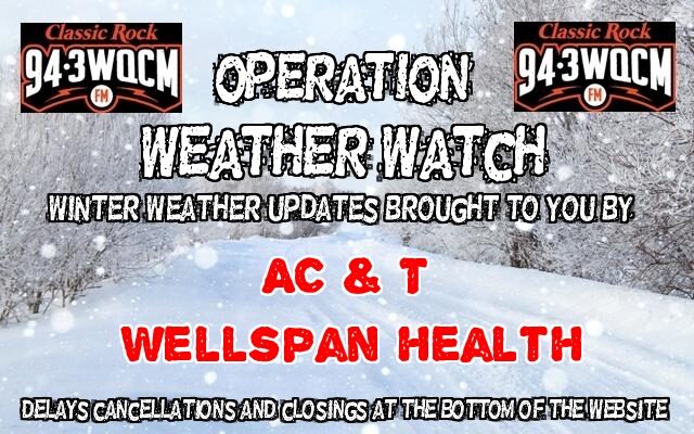 Classic Rock 94.3 WQCM’s Operation Weather Watch