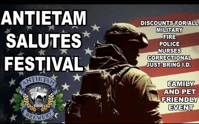 <h1 class="tribe-events-single-event-title">Antietam Salutes Festival, Sat, Sept. 9th … Listen to Win $50 Gift Cards To Antietam Brewery All Day Friday, Sept. 8th For The Show</h1>