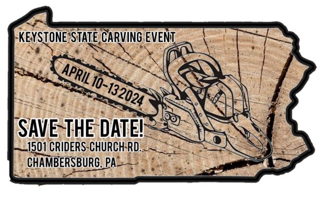 Keystone Carving Event April 10th-13th, 2024